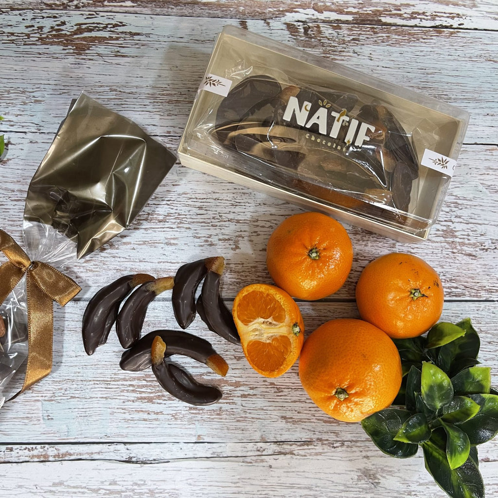 Naranjitas Bañadas en Chocolate Belga Bitter 56% 100gr.