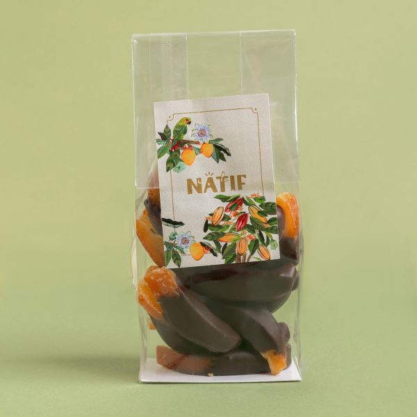 Naranjitas Bañadas en Chocolate Belga Bitter 56% 100gr.