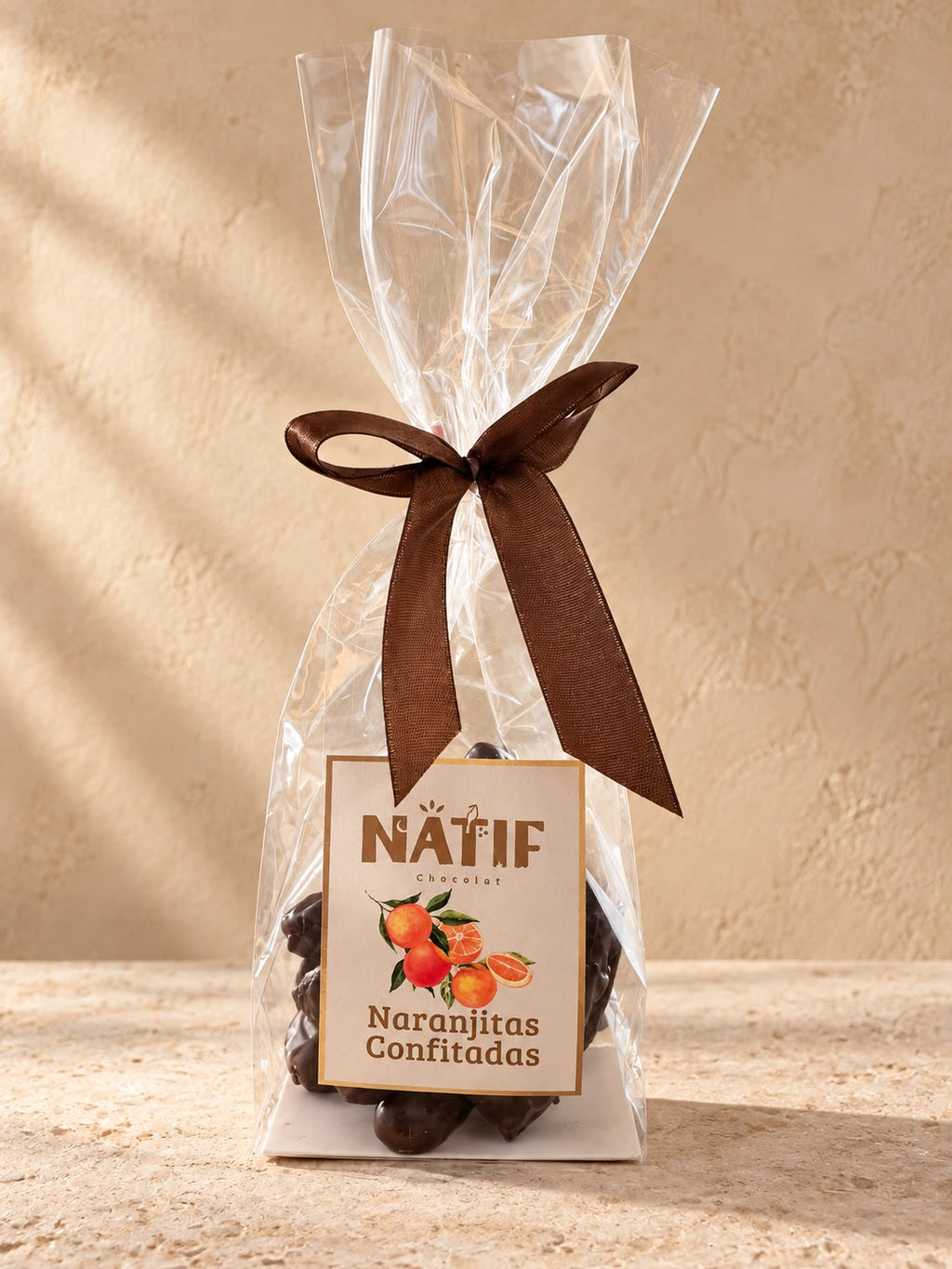 Naranjitas Bañadas en Chocolate Bitter 56% 100gr.