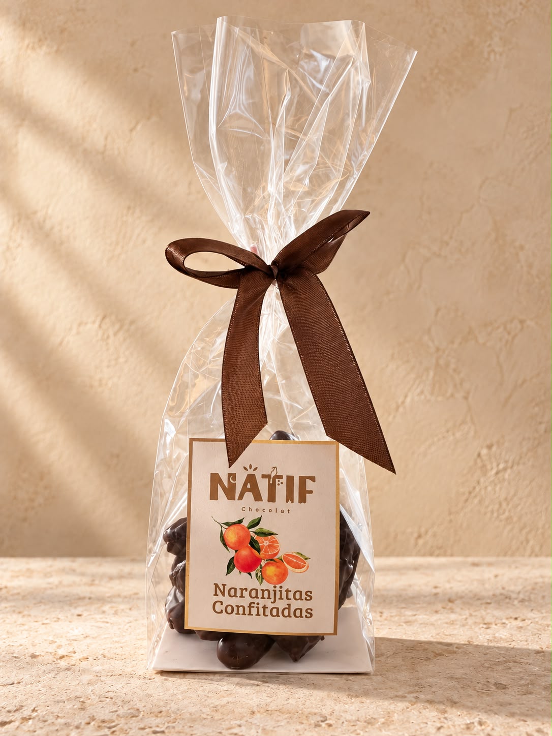 Naranjitas Bañadas en Chocolate Bitter 56% 100gr.